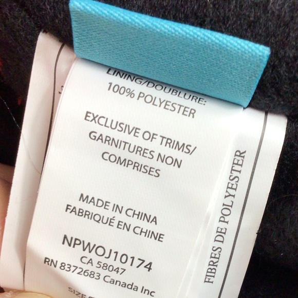 North Paw Red Fur Hooded Dog Winter Coat Jacket Choose Size - Picture 10 of 10